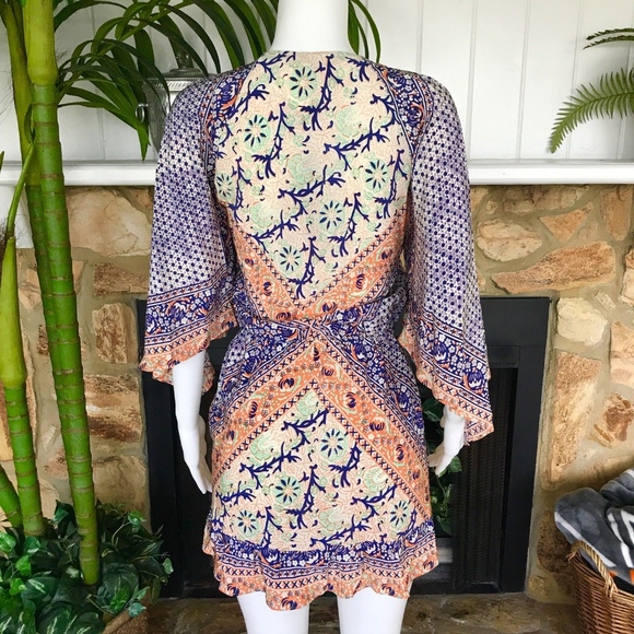 Twelfth Street by Cynthia Vincent Boho Dress Sz P - Picture 3 of 5